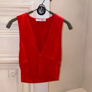 Aritzia Wilfred Valeria Crop Top